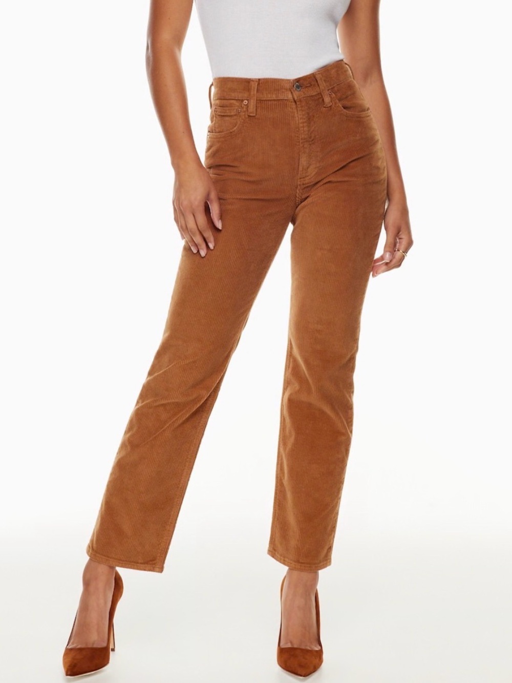 Denim Forum Brown Corduroy Pants Size 27